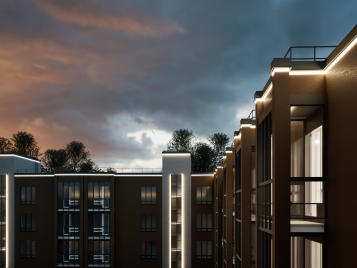 подсветка фасада 1